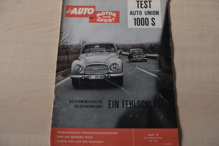 Deckblatt Auto Motor und Sport (03/1960)